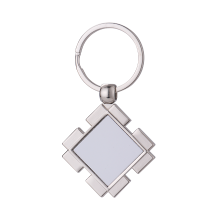 Sublimation Square Puzzle Shape Metal Keychain