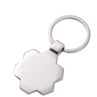 Sublimation Gear Wheel Shape Metal Keychain