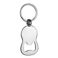 Sublimation Round Bottle Opener Keychain