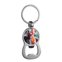 Sublimation Round Bottle Opener Keychain