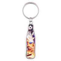 Sublimation Beer Bottle Shape Bottle Opener Keychain