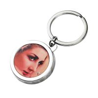 Sublimation Blank Round Beer Bottle Cap Opener Keychain