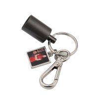 Sublimation Square Tag Plastic Rope USB Keychain(Pink)