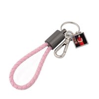 Sublimation Square Tag Plastic Rope USB Keychain(Pink)