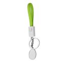 Sbulimation Blank USB Charging Cable Keychains with Drop Tag （green）