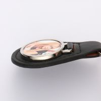 Sublimation Blank Leather Keychain with Round Tag