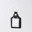 Sublimation Blank Rectangle Tag Leather Keychain