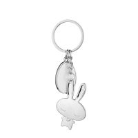 Sublimation Couple Rabbit Metal keychain