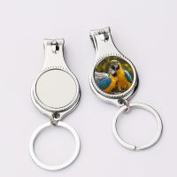 Sublimation Nail Scissors Keychain