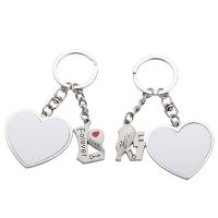 Sublimation Double-sided Heart Lover Magnet Keychain