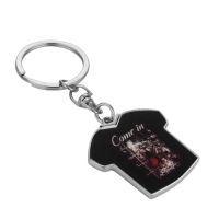 Sublimation Double Side T-shirt Shape Metal Keychains