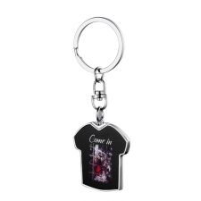 Sublimation Double Side T-shirt Shape Metal Keychains