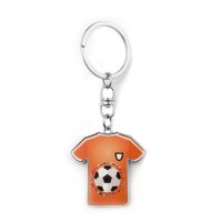 Sublimation Zinc Alloy T-shirt Shape Keychain  for Heat Press