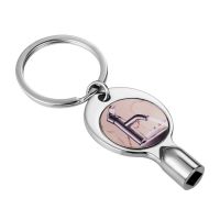 Sublimation Blank Faucet Switch Metal Keychain