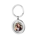 Sublimation Blank Metal Rotating Keychain