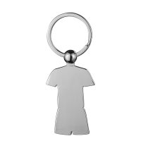 Sublimation Blank Metal Jersey Shape Keychain