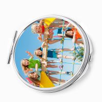 Sublimation Round Shape Compact Mirror