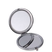 SublimationArc Shape Mini Compact Mirror（silver）