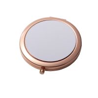 Sublimation Arc Shape Mini Compact Mirror（rose-gold）