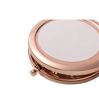 Sublimation Arc Shape Mini Compact Mirror（rose-gold）