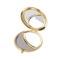 Sublimation Arc Shape Mini Compact Mirror（gold）