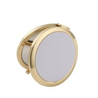 Sublimation Arc Shape Mini Compact Mirror（gold）