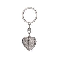 Sublimation Metal Heart Angel Wing Locket  Keychain