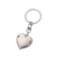 Sublimation Metal Heart Angel Wing Locket  Keychain