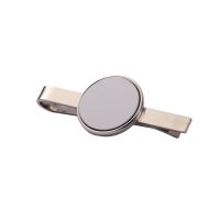 Sublimation Metal Tie Clip with Round Tag