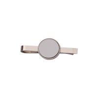 Sublimation Metal Tie Clip with Round Tag