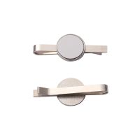 Sublimation Metal Tie Clip with Round Tag