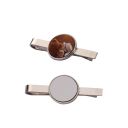 Sublimation Metal Tie Clip with Round Tag