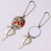 Sublimation Double-sided Relief Angel Wings Car Hanger