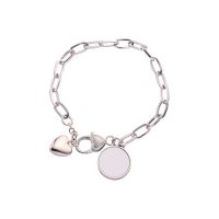 Zinc Alloy  Sublimation Metal Bracelet