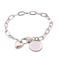 Zinc Alloy  Sublimation Metal Bracelet