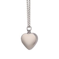 Sublimation Metal Heart Cremation Ash Urn Necklace