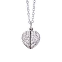 Sublimation Openable Angel Wings Lockets Necklace(Silver)