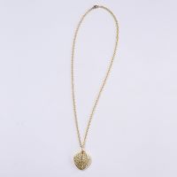 Sublimation Openable Angel Wings Lockets Necklace(Gold)