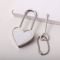 Sublimation Blank Metal Mini Heart Lock