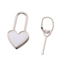 Sublimation Blank Metal Mini Heart Lock