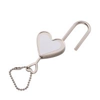 Sublimation Blank Metal Mini Heart Lock