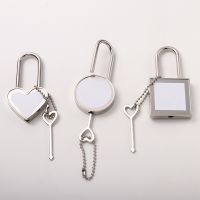 Sublimation Blank Metal Mini Heart Lock