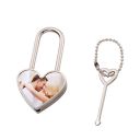 Sublimation Blank Metal Mini Heart Lock