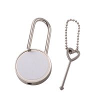 Sublimation Blank Metal Mini Round Lock