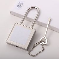 Sublimation Blank Metal Mini Square Lock