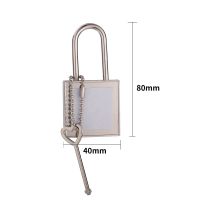 Sublimation Blank Metal Mini Square Lock