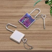 Sublimation Blank Metal Mini Square Lock