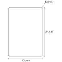 Sublimation  Round Corner  Aluminum Plate（(no hole）