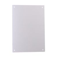 Sublimation Round Corner Four Hole Single-Sided Aluminum Sheet