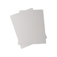 Sublimation Round Corner Two Hole Single-Sided Aluminum Sheet (hole  horizontal)